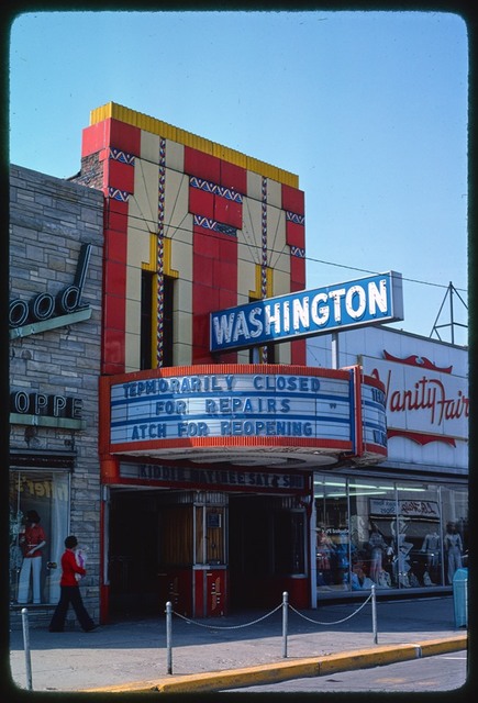 Baldwin Theatre (Washington Theatre) - 1976 Shot From John Margolies